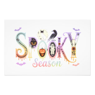 Spooky Season Iridescent Halloween Photo Print