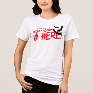 Spooky Season Is Here Halloween Shirt – Bats