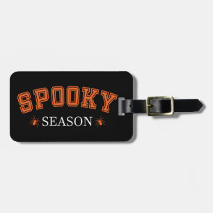 Spooky season luggage tag