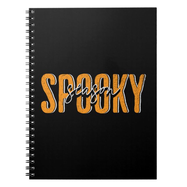 Spooky season notebook (Front)