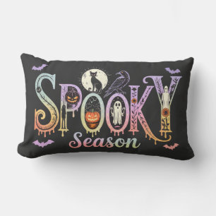 Spooky Season Pastel Gothic Lumbar Pillow