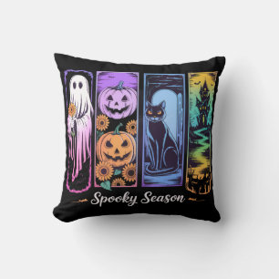 Spooky Season Pastel Gothic Throw Pillow