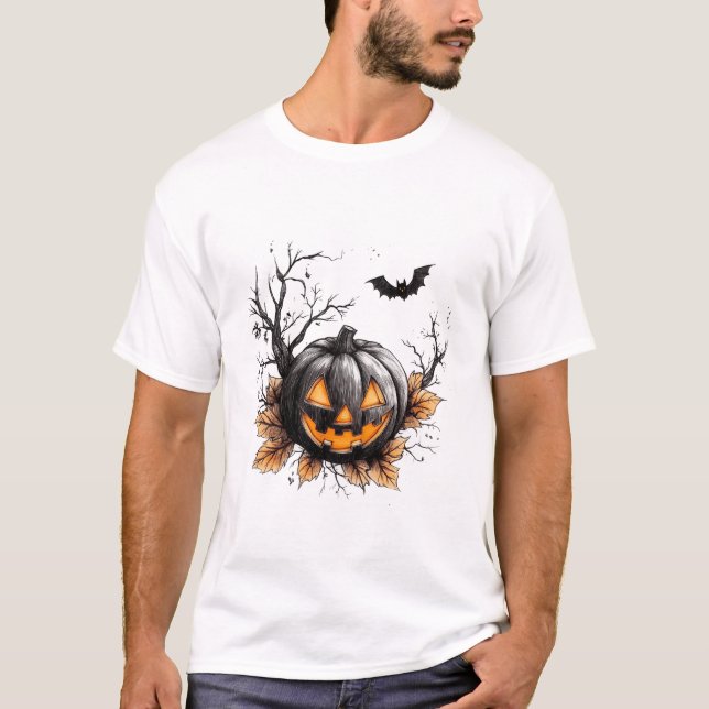 spooky season: pumpkin T-Shirt (Front)