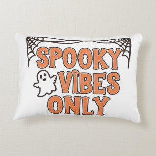 Spooky Season Quotes Accent Pillow
