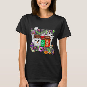 Spooky Season Retro Happy Halloween Ghost Women To T-Shirt