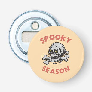Spooky Season Scary Skull Halloween Bottle Opener