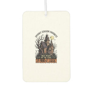 Spooky Season Shirt Haunted Manor Vintage Engravin Air Freshener