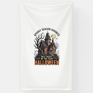 Spooky Season Shirt Haunted Manor Vintage Engravin Banner