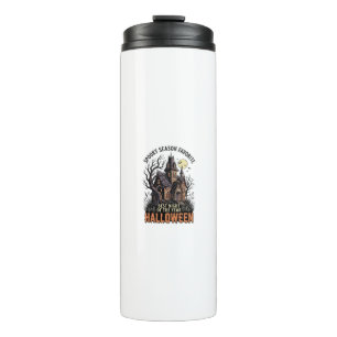 Spooky Season Shirt Haunted Manor Vintage Engravin Thermal Tumbler