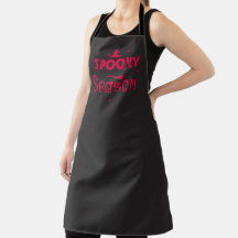 Spooky Season Witch Hat All-Over Print Apron