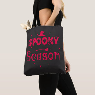 Spooky Season Witch Hat Tote Bag