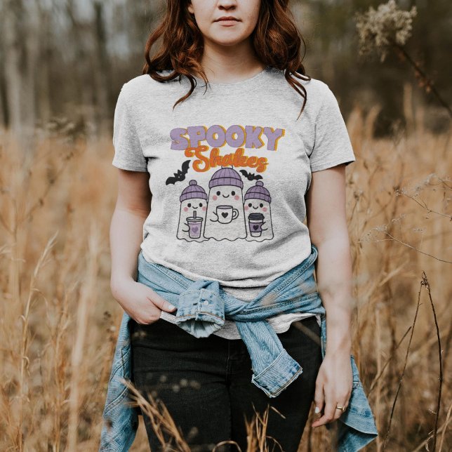 Spooky Shakes Kawaii Cozy Fall  Sweatshirt (Creator Uploaded)