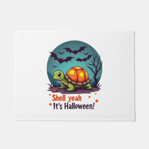 Spooky Shell Surprise Turtle Doormat