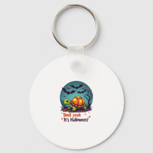 Spooky Shell Surprise Turtle Keychain
