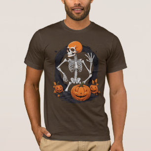 "Spooky Skeleton: Eerie Halloween T-Shirt" T-Shirt