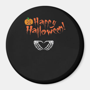 Spooky Skeleton Hands Happy Halloween Classic  Magnet