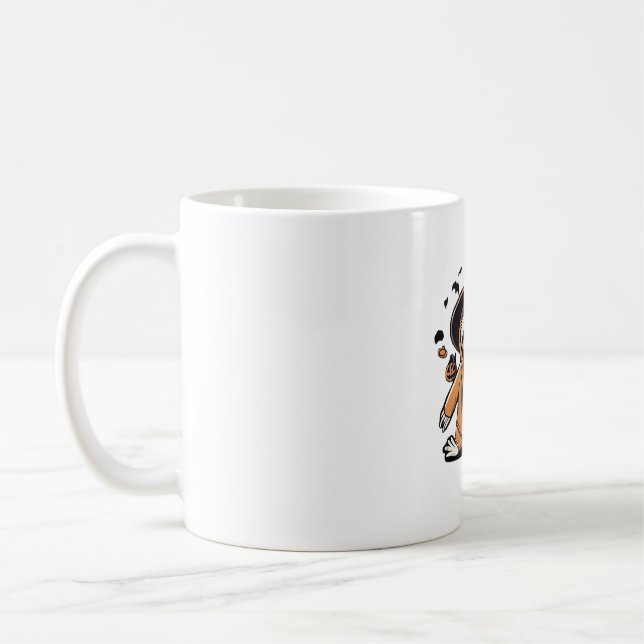 Spooky skeleton sloth trick or treating Classic T- Coffee Mug (Left)