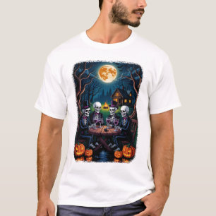 Spooky Skeletons T-shirt Funny Halloween Season