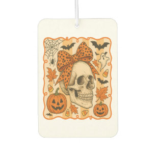 Spooky Skull Halloween Air Freshener