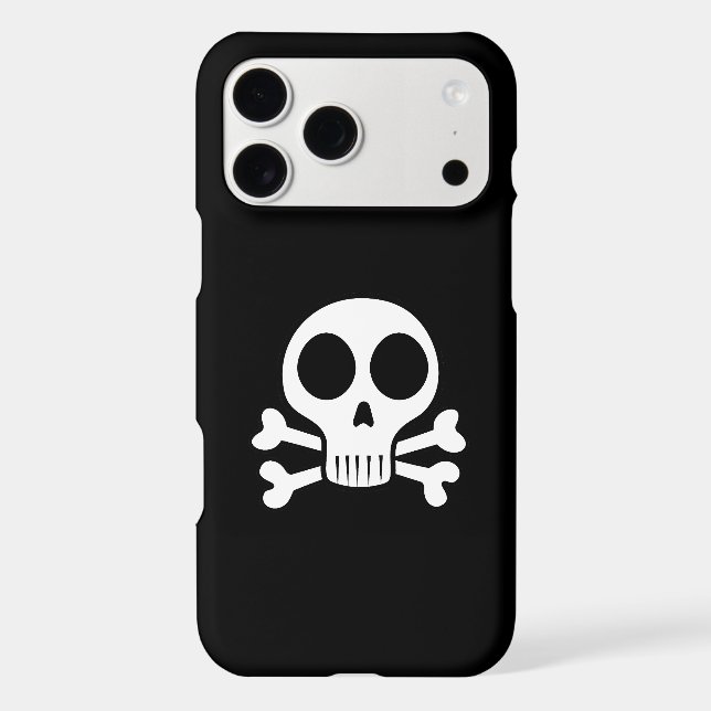 spooky skull on a black background (Back)