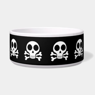 spooky skull on a black background