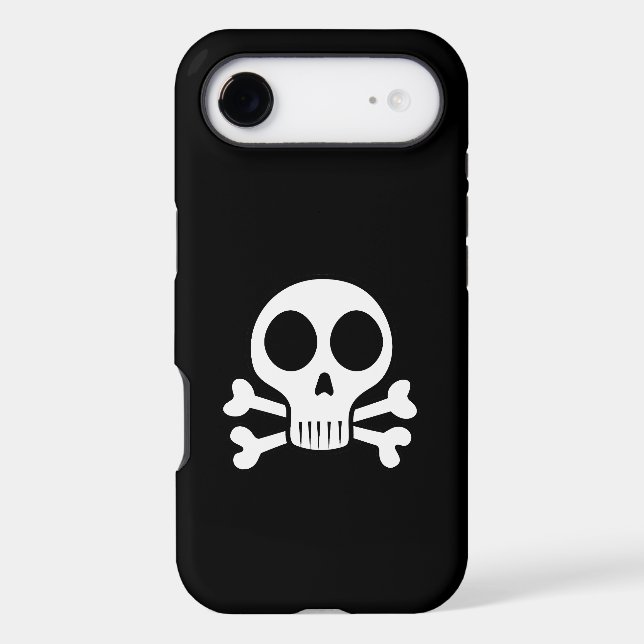 spooky skull on a black background (Back)