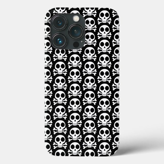 spooky skull on a black background Case-Mate iPhone case (Back)
