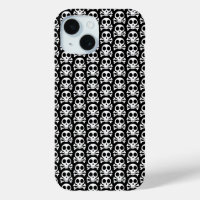 spooky skull on a black background