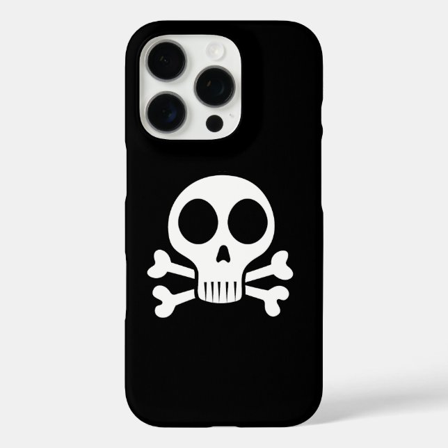 spooky skull on a black background Case-Mate iPhone case (Back)