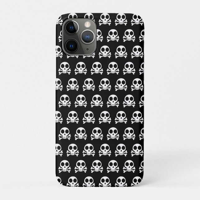 spooky skull on a black background Case-Mate iPhone case (Back)