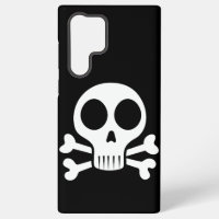spooky skull on a black background