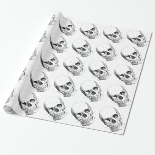 Spooky Skulls Wrapping Paper