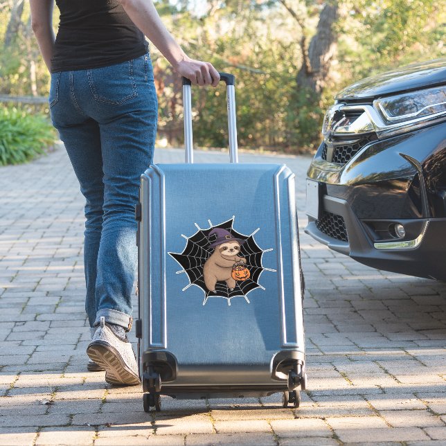 Spooky Sloth Halloween Fun - Cute Trick-or-Treat A (Suitcase Insitu)