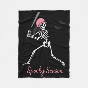 Spooky Softll Skeletons Halloween Costume Vibes Se Fleece Blanket