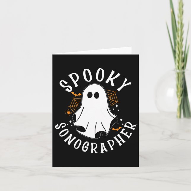 Spooky Sonographer  Card (Front)
