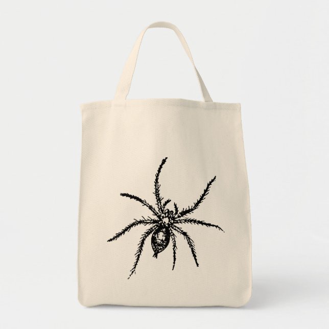 Spooky Spider for Halloween Tote Bag (Front)