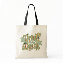 Spooky Spider “Trick or Treat” Halloween Tote Bag