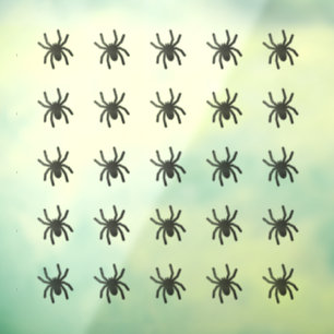 Spooky Spider Window Clings - Medium