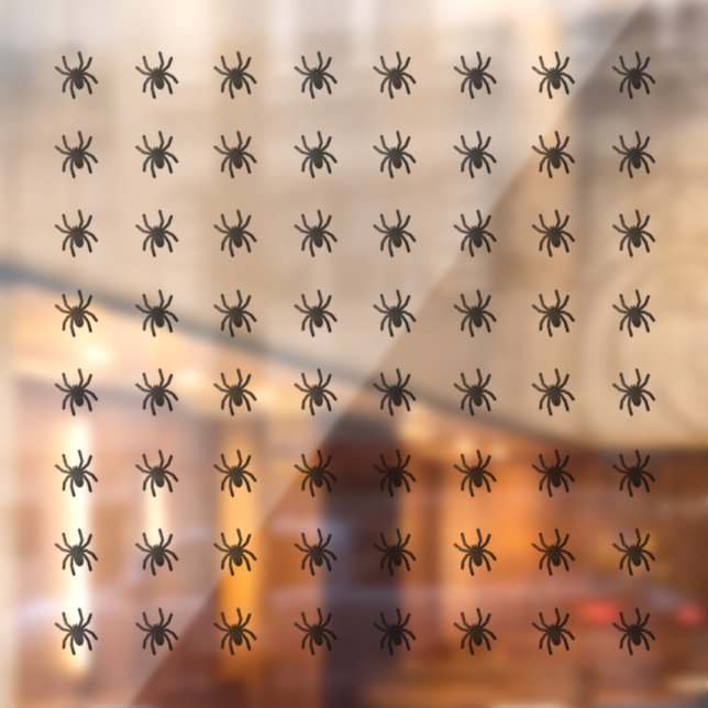 Spooky Spider Window Clings - Small (Sheet 2)