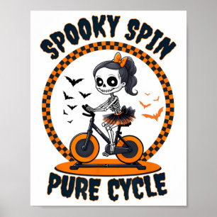Spooky Spin Halloween Spin Cl Spinning  Poster