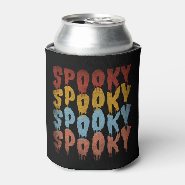 SPOOKY SPOOKY HALLOWEEN CAN COOLER (Can Front)