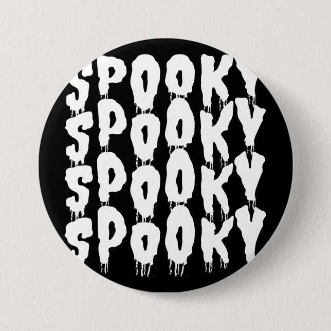 SPOOKY SPOOKY HALLOWEEN COSTUME 3 INCH ROUND BUTTON (Front)