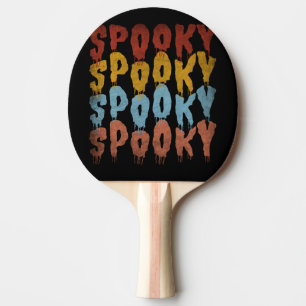 SPOOKY SPOOKY HALLOWEEN PING PONG PADDLE