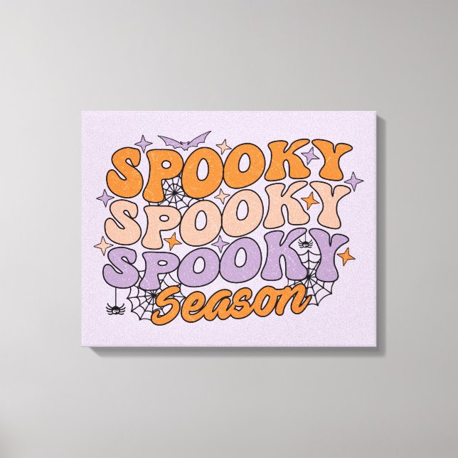 Spooky Spooky Spooky Season Canvas Print (Front)