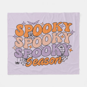 Spooky Spooky Spooky Season Fleece Blanket