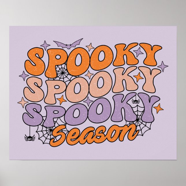 Spooky Spooky Spooky Season Poster (Front)