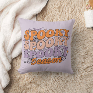 Spooky Spooky Spooky Season Throw Pillow