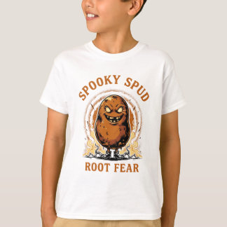 Spooky Spud Root Fear Funny Halloween T-Shirt