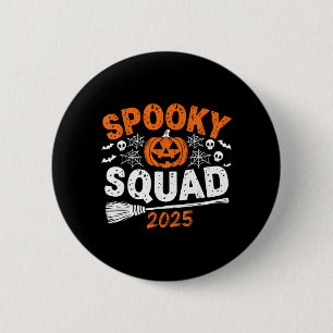 Spooky Squad 2025 Matching Family Halloween 2 Inch Round Button