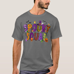 Spooky Squad Funny Halloween Costume Men Women Kid T-Shirt